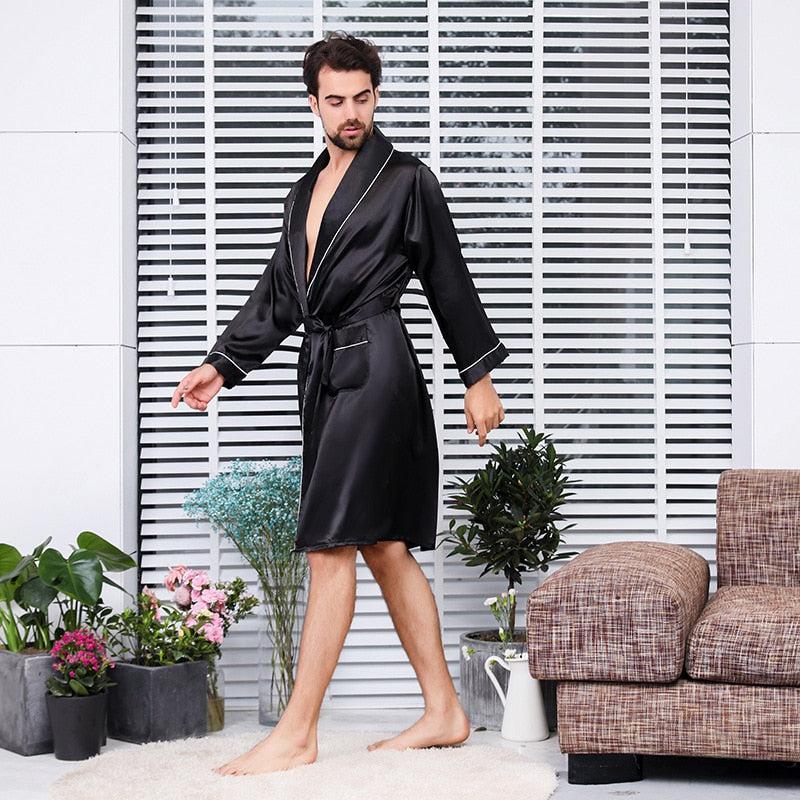 Kimono Satin Homme Luxe