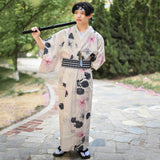Kimono Traditionnel Japonais Fleuri