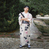 Kimono Traditionnel Japonais Fleuri
