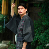 Kimono Japonais Traditionnel Noir
