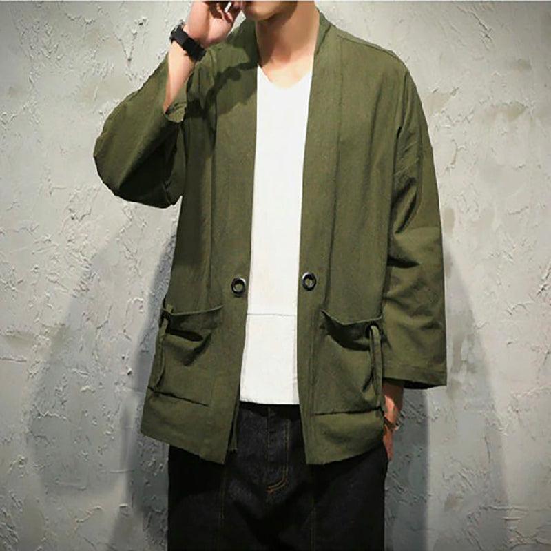 Kimono Vert Homme