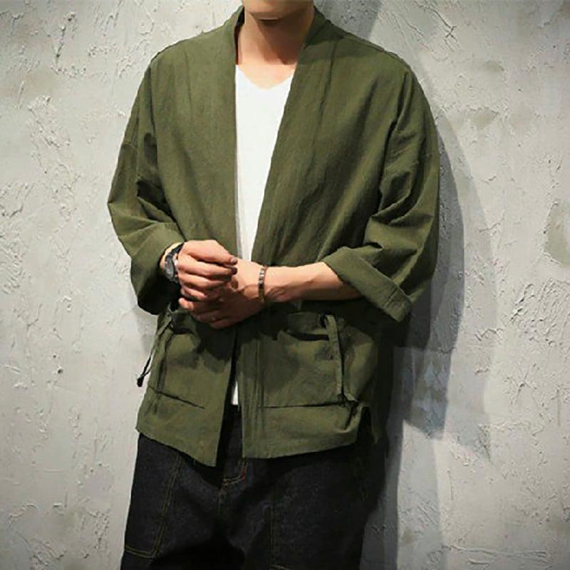 Kimono Vert Homme