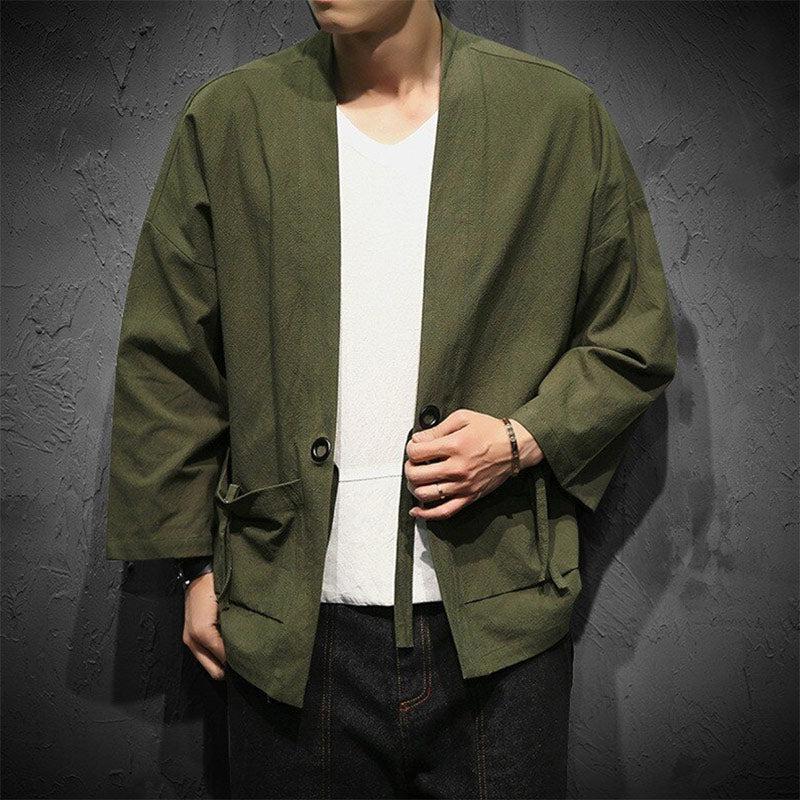 Kimono Vert Homme