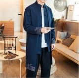 Kimono Long Homme Bleu