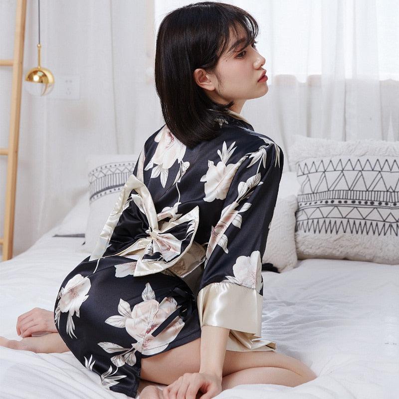 Kimono Court Femme Japonais Sexy
