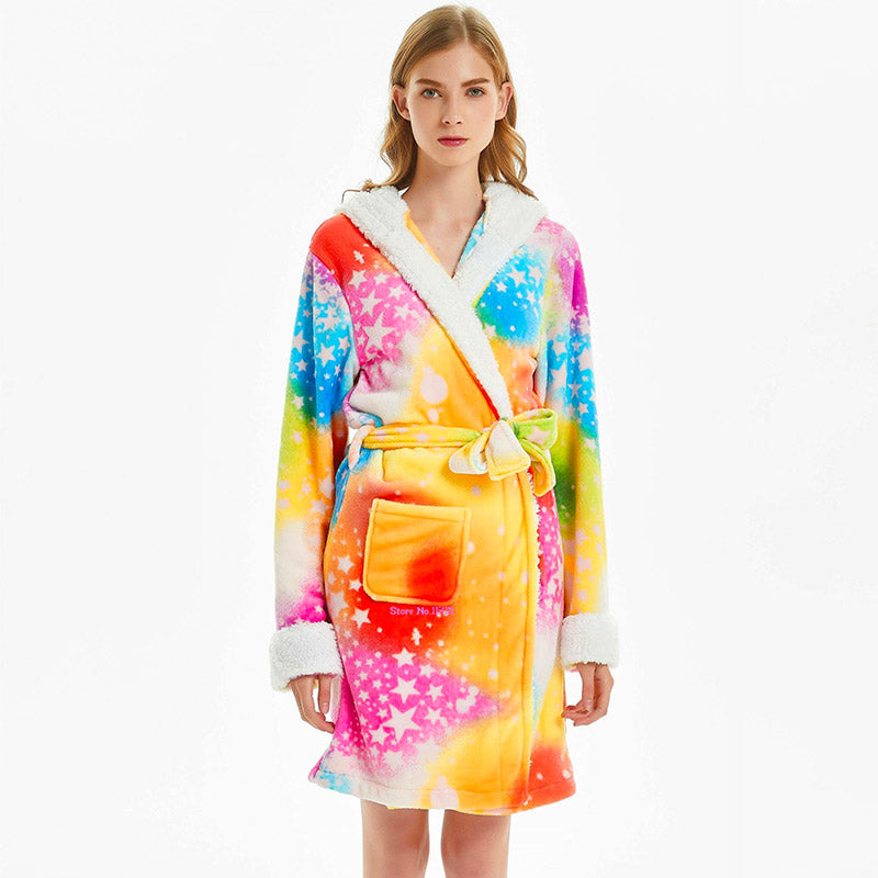 Kimono de Nuit Licorne Femme