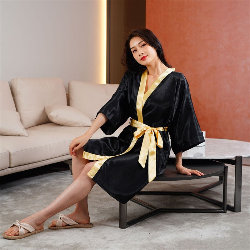 Kimono de Nuit Noir Stylé