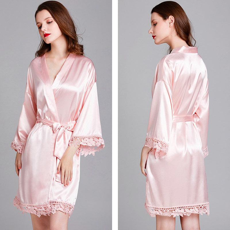 Kimono de Nuit Rose Stylé