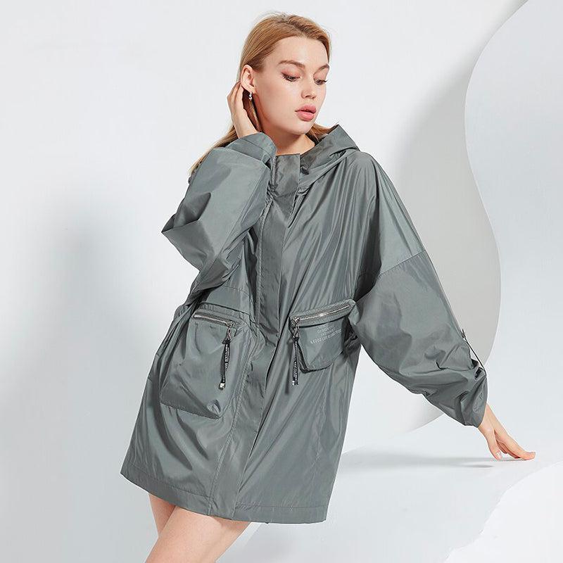 Manteau Chaud Capuche Femme