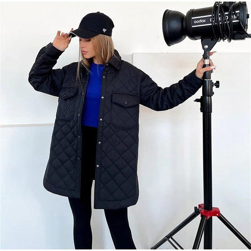 Manteau Court Femme Noir