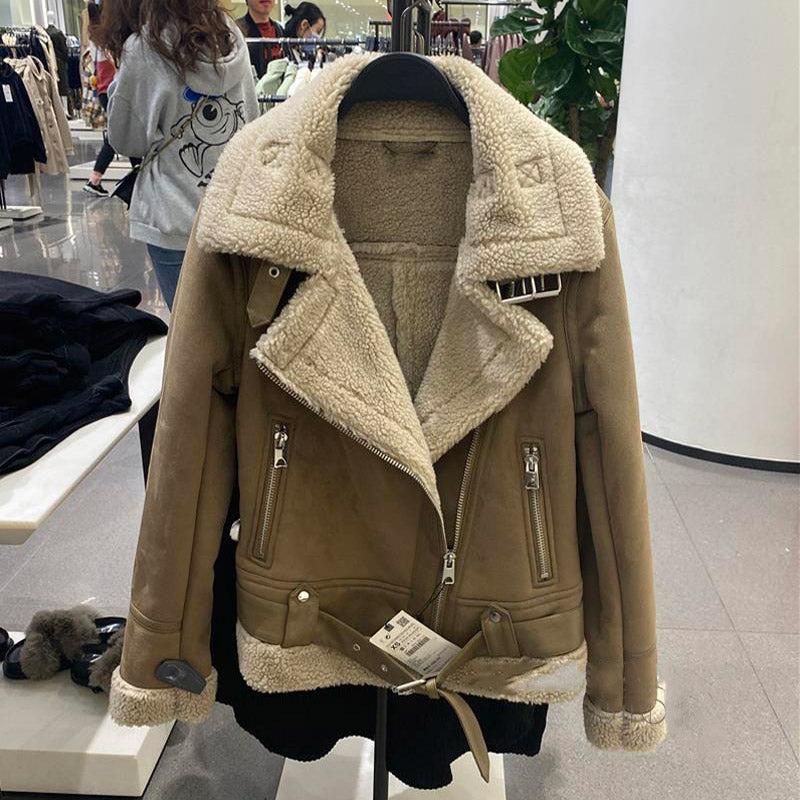 Manteau Cuir Femme Agneau