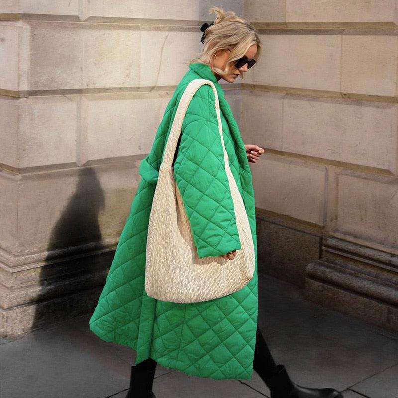 Manteau Hiver Vert