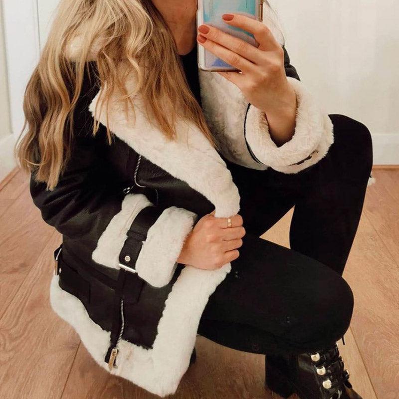 Manteau Peau Mouton Femme