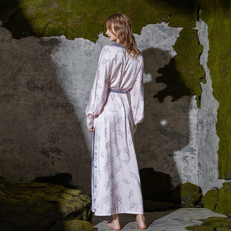 Peignoir Fleuri Femme