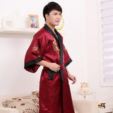 Peignoir Kimono Chinois rouge