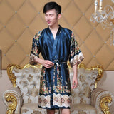 Peignoir Kimono Homme Manches Courtes