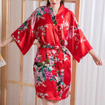 Peignoir Kimono Long Rouge