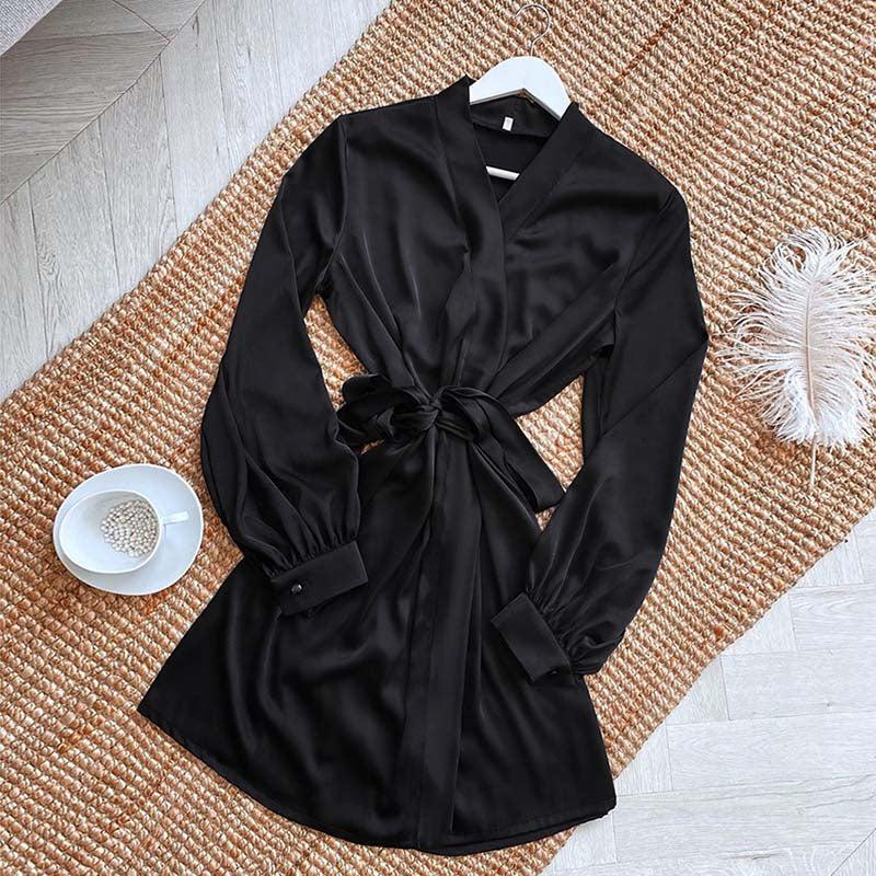 Peignoir Kimono Noir