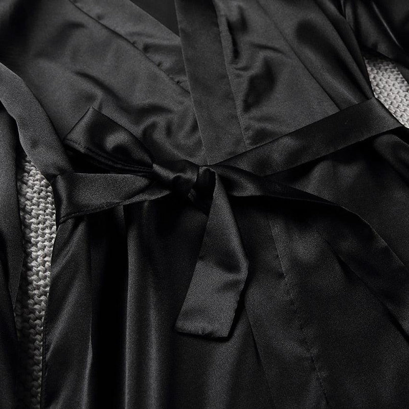 Peignoir Kimono Noir