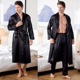 Peignoir Kimono Noir Homme