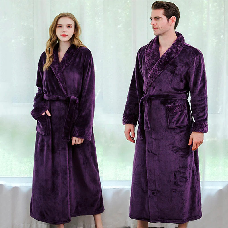 Peignoir Femme Violet Design