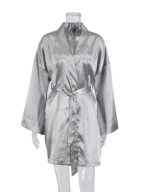 Peignoir Léger Court Femme Sexy