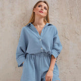 Pyjama Femme Bleu Ciel