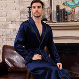 Pyjama Homme Soie Bleu