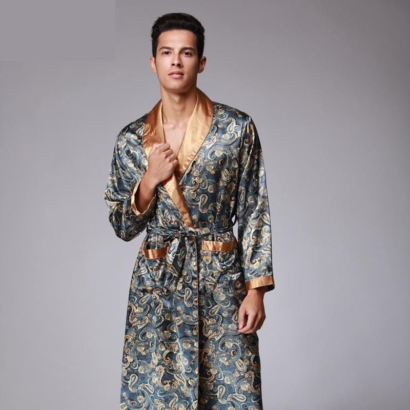 Pyjama Kimono Satin Homme