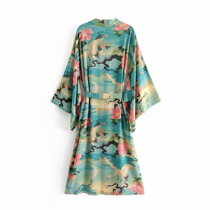 Robe Kimono Manche Longue