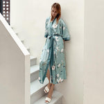 Robe Kimono Verte