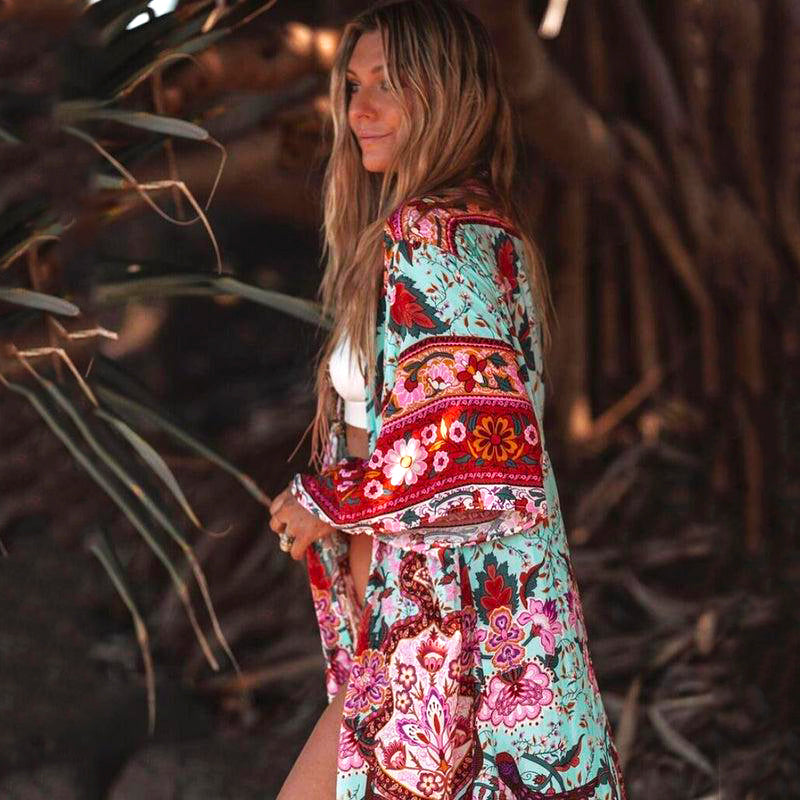Robe Longue Femme Boheme Chic