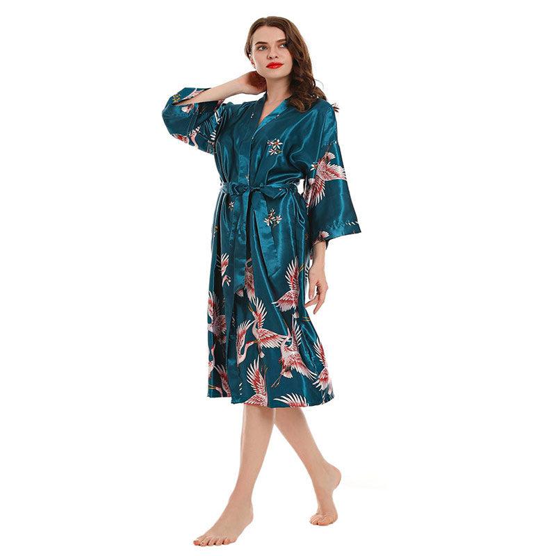 Robe de Chambre Kimono Femme Grande Taille Design