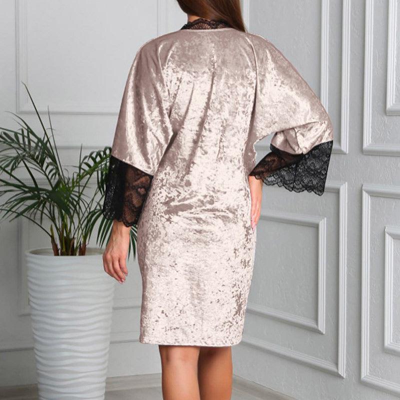 Robe de Nuit Velours Léger