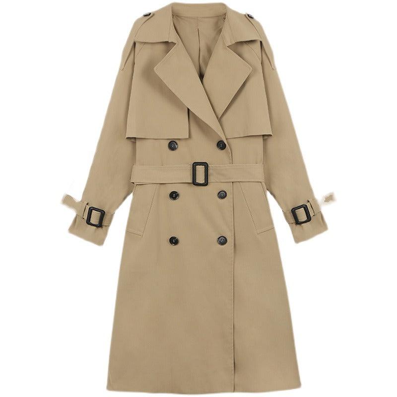 Trench Femme Long Beige Long