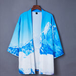 Veste Kimono Court Montagne