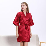 Veste Kimono Femme Rouge