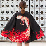 Veste Kimono Femme Imprimé Phoenix