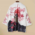 Veste Kimono Japonais Fleuri