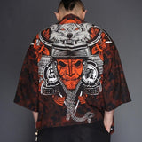Veste Kimono Japonais Oni Loup