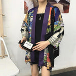 Veste Kimono Femme Tête de mort