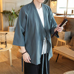 Veste Longue Kimono Verte