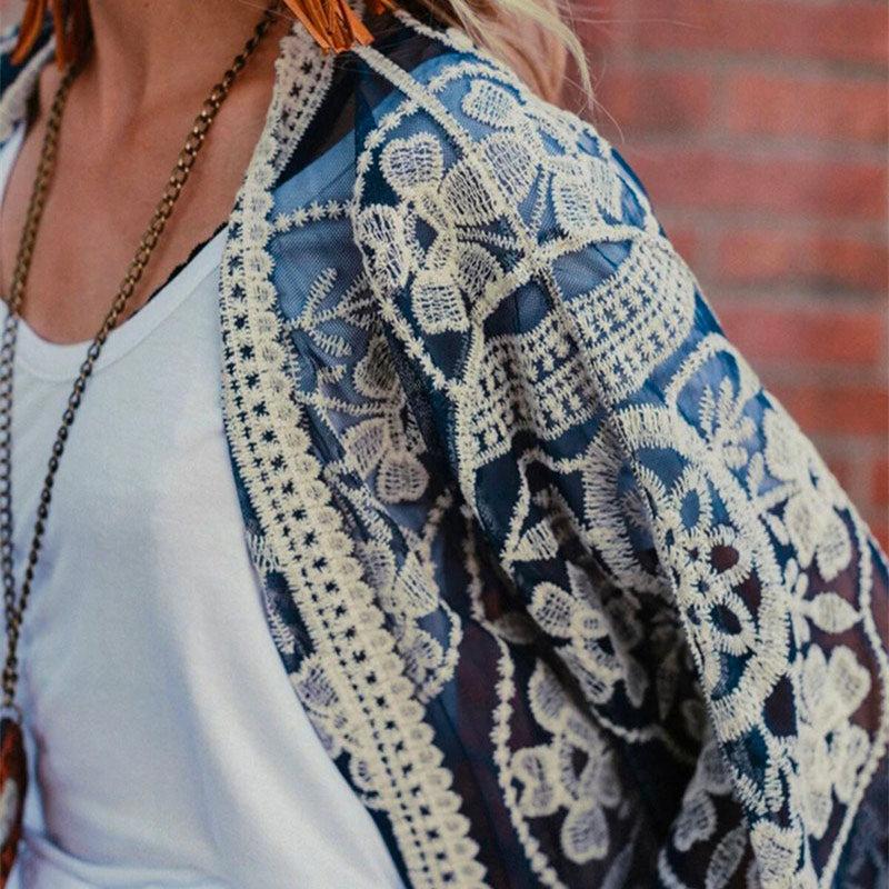 Veste Dentelle Blanche Femme Style