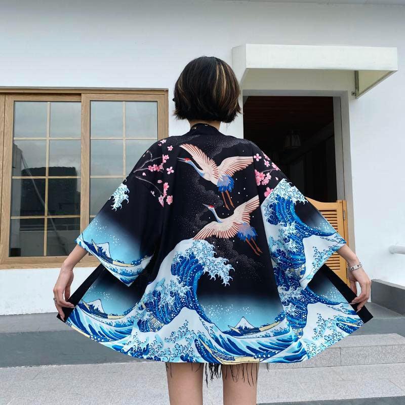 Veste Kimono Courte Japonaise