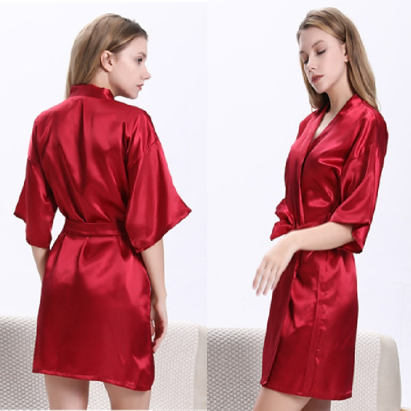 Veste Kimono Femme Rouge Stylé
