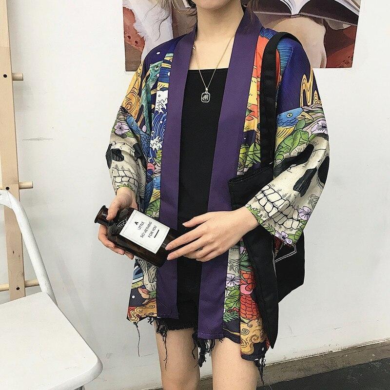 Veste Kimono Tête de mort Stylé