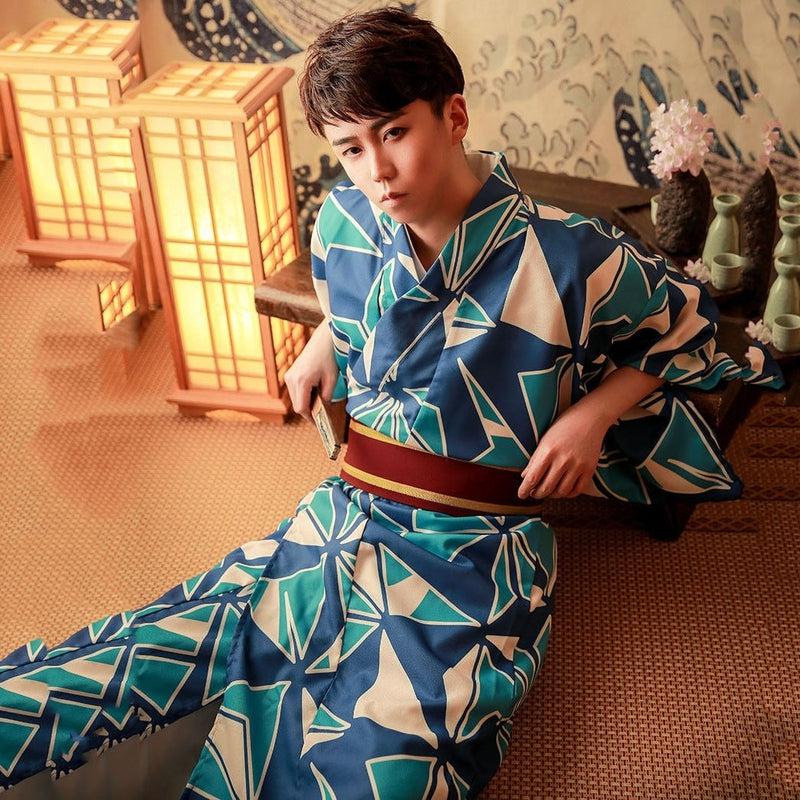 Yukata Motifs Géométriques