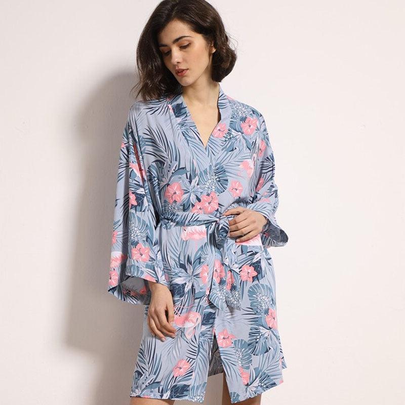 Robe avec Manche Kimono