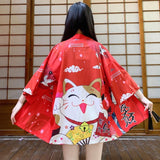 Veste Kimono Rouge