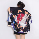 Veste Kimono Japonais Tsuru